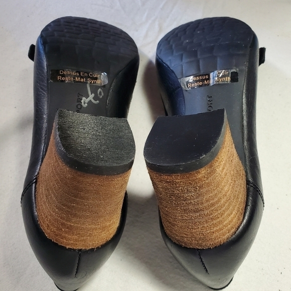 Rockport Adiprene Buckled Black Leather Loafer Block Heel Size US 6.5 - Picture 9 of 15